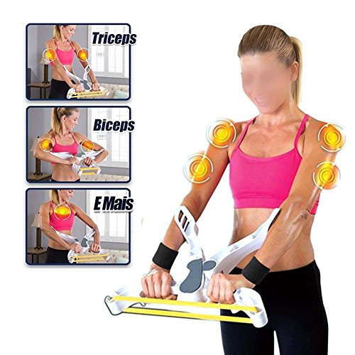 Aparelho De Exercicio Wonder Arms Para Braco Biceps Elastico Fitness Musculacao (88839 / 88838 / mc4