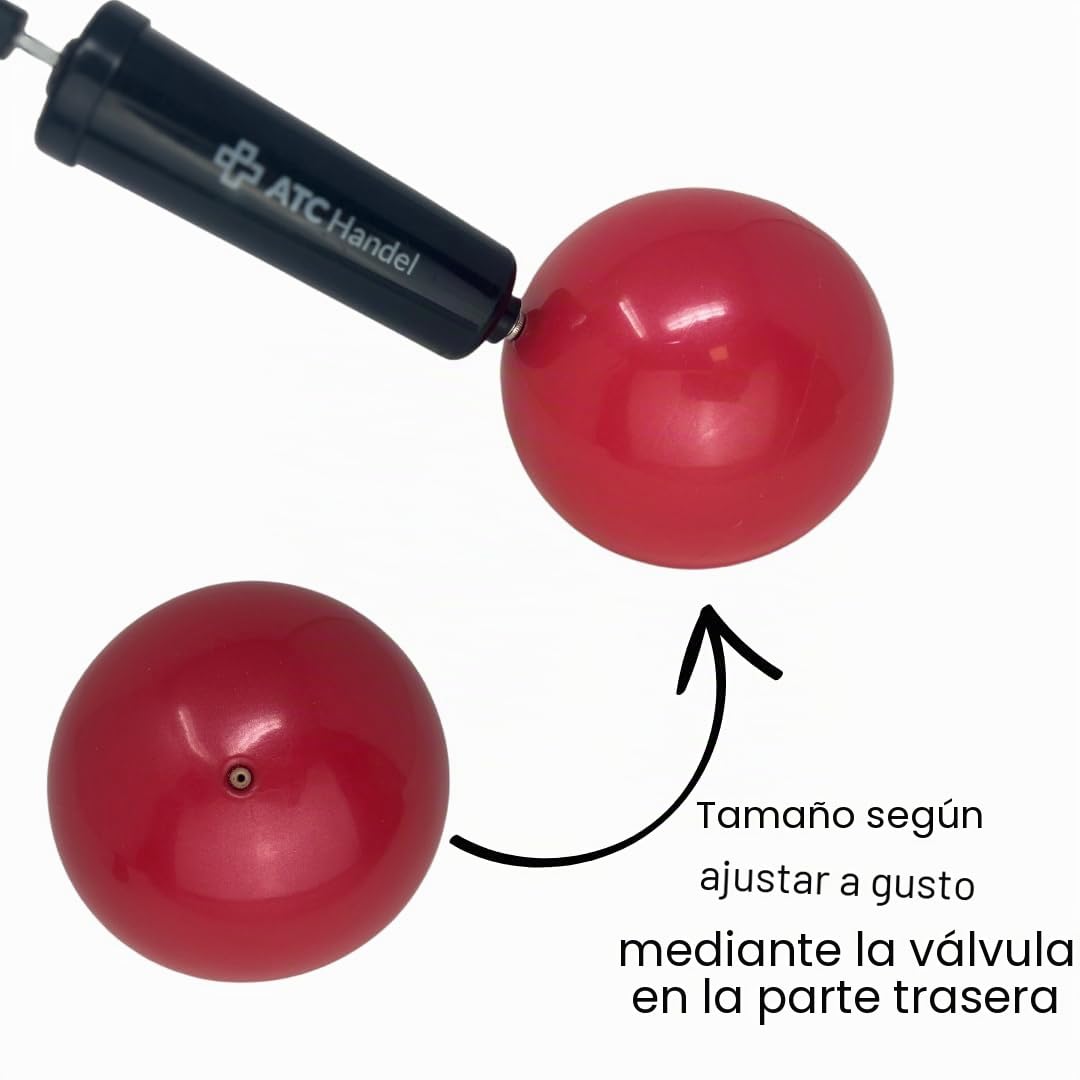 ATC Handels GmbH Pelota de peso suave individual en diferentes pesos con arena para yoga, pilates, rehabilitación y fitness – Pelota de tonificación Heavy Ball