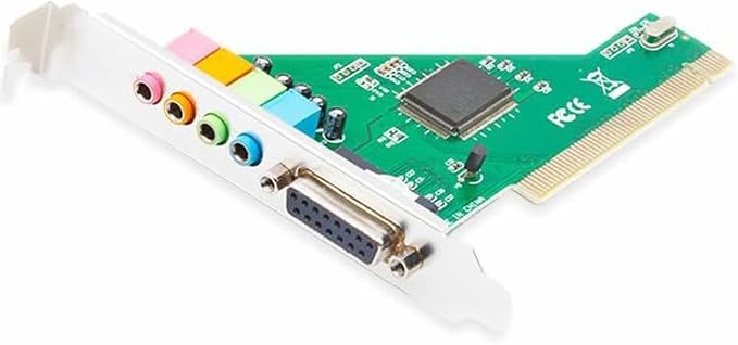 Tarjeta de sonido 4.1 canales PCI Minhe compatible miniatura 3