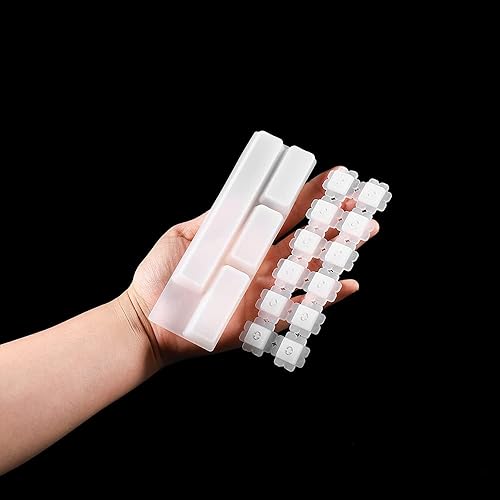 Miniatura 3 de Molde mecánico manual para teclado para juegos para computadora, PC, gamer, patas de mascotas, moldes de silicona, flores secas, manualidades de