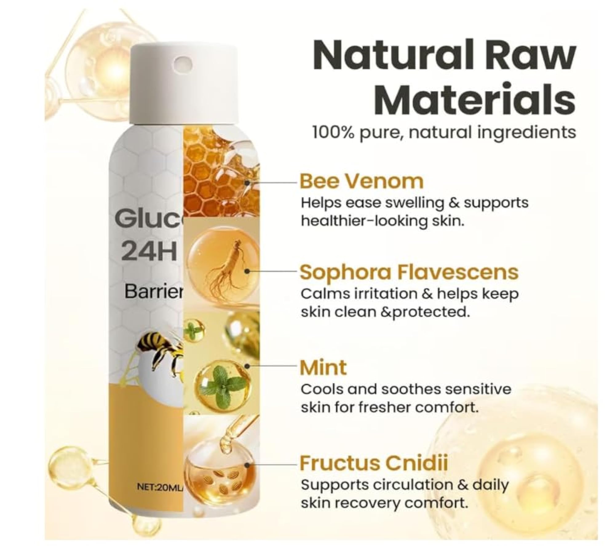 Glucaveil 24H Foot Barrier Spray with Bee Venom