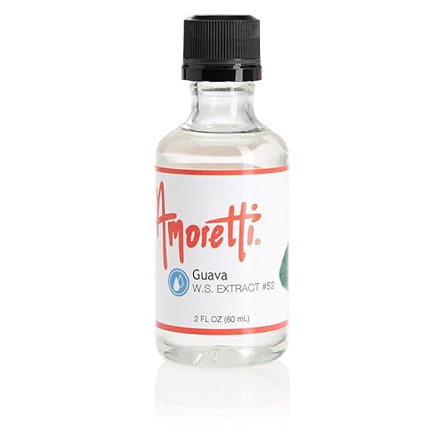 Amoretti - Extracto de guayaba soluble en agua de 2 onzas - Altamente concentrado y perfecto para pasteles, salados, elaboración de cerveza y más,