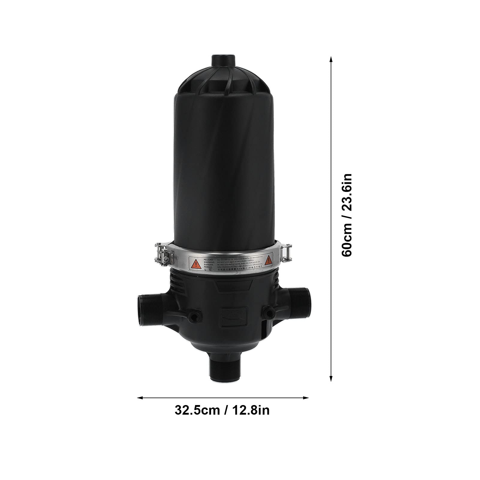 Filtro Durevole con Filettatura Maschio G2 per un Trattamento Efficace Dell'acqua nel Giardinaggio in Serra Altezza del Filtro da 24,4 Pollici 1000 cm³ Adatto per gli Appassionati di