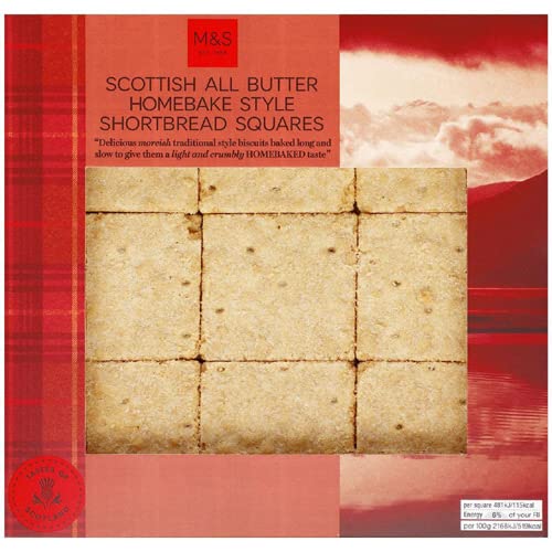 Marks and Spencer Homebaked Shortbread Squares 200g