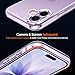 ivoler 3-in-1 Clear Case Designed for iPhone 17 6.3'' 2025 with 2 Pack Tempered Glass Screen Protector Military Shockproof Protective Hard Back Slim for iPhone 17 Cover - Clear