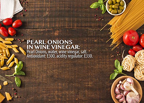 FRAMORE, Pearl Onions in wine vinegar in Jar ten ounce pack of four Imported from Italy - Thumbnail 2