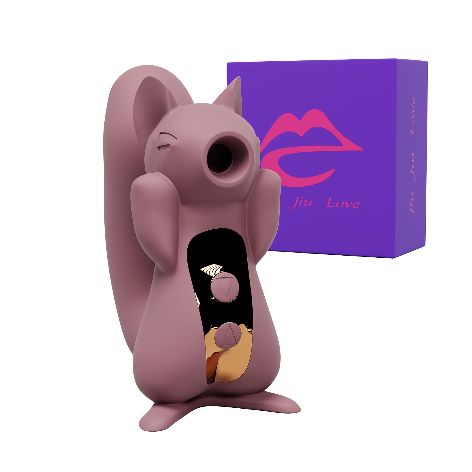 Massaggiatore Intimo Donna a Scoiattolo - Stimolatore Clitorideo con Aspirazione e Vibrazione, Massaggio Intimo con 10 Modalità, Silicone Sicuro, Impermeabile, USB Ricaricabile