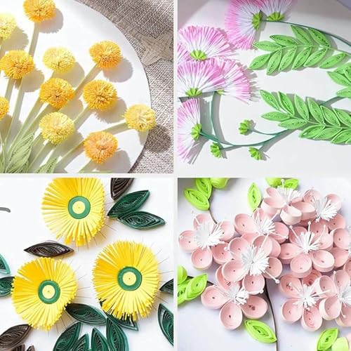 Máquina de flecos para quilling ajustable que evita el corte manual lento con tijeras 8
