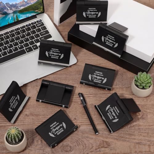 Qunclay 48 Pcs Employee Appreciation Gift Bulk Desktop Cell Phone Stand Holder for Desk Motivational Tablet Stand Thank You Gift for Staff Employee Coworkers Team Office Nurse Teachers (Black) - Image 4