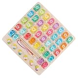 CIYODO 磁付き釣りゲーム 知育玩具 木製マッチングパズル 数字 アルファベット学習 早期教育 鮮やかカラーデザイン 男の子女の子向け集中力アップ