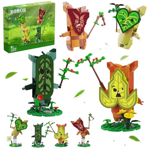 Korok Building Set Compatible for Lego,BOTW Yahaha! Toys Cute Game Merch Action Figures,Gifts for Game Fans Kids Adults (456 Pcs)