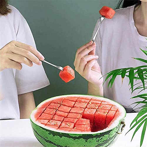 Watermeloensnijder slicer 304 roestvrij staal watermeloensnijder fruitsalade meloensnijder voor keukenhulp - Image 6