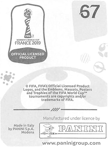 Miniatura 2 de 2019 Panini FIFA Women's World Cup France Album Stickers (Individual Sticker Only) Soccer #67 Ingrid Moe Wold Norway 2 Inch by 2 12 Inch Collectible