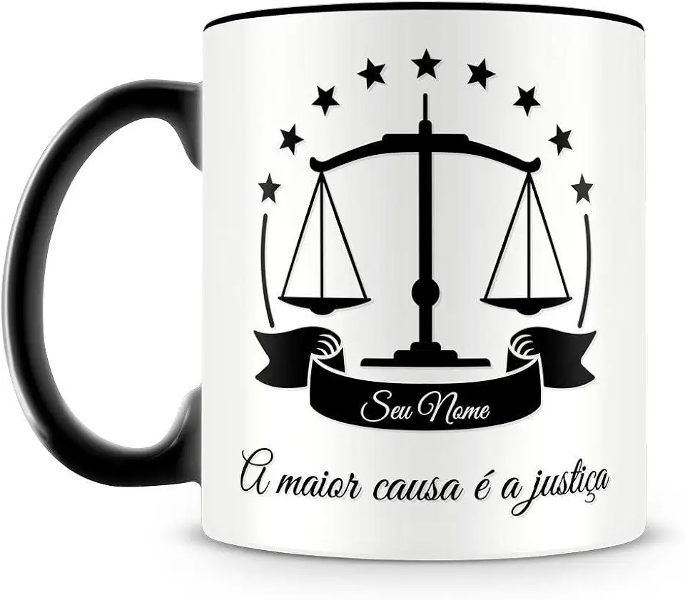 Caneca Profissão Direito (Com Nome)