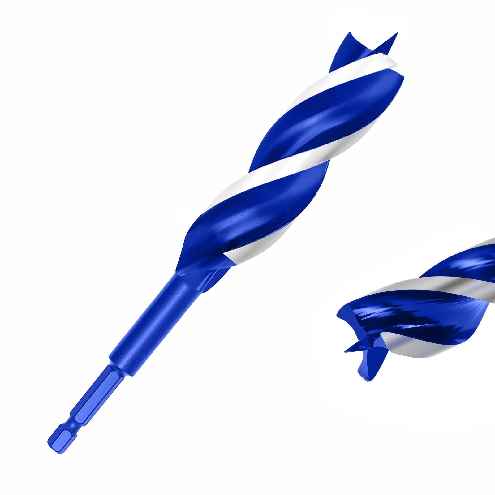 Wood Drill Bits, 26mm x 155mm Long Drill Bit for Wood Carbon Steel Quick Change Hex Shank Wood Drill Bit for Woodworking, Softwood and Plastic โ image 1