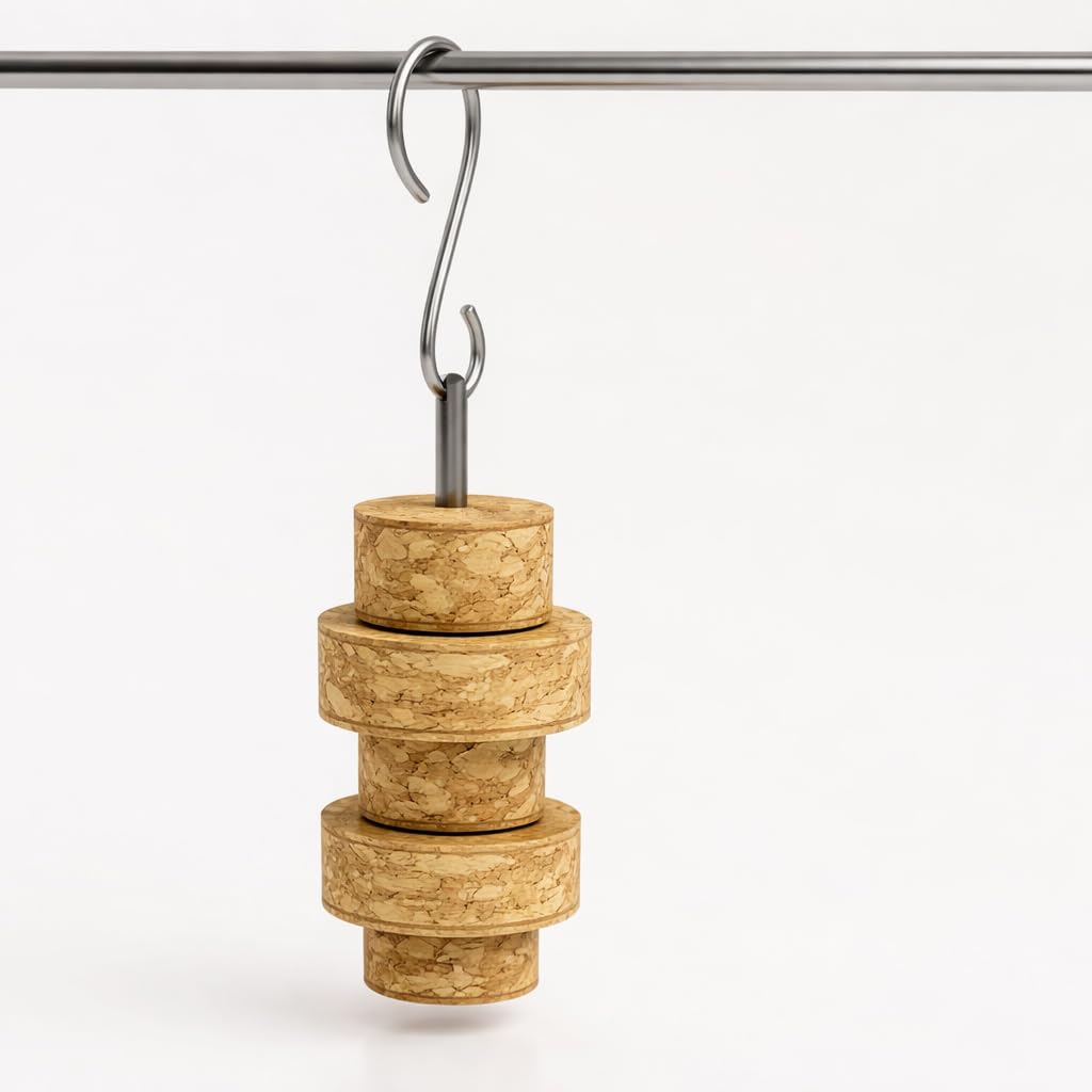 Vogel Spielzeug Knabberblock 20 Stück vertikal 170 mm - Palmblatt biologisch abbaubar - Mini Shred Block - Vogelkäfig Zubehör Kauspielzeug Vogel Beschäftigungsspielzeug für Käfig Vögel