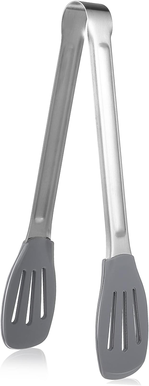 Zerodeko Stainless Steel Cooking Tongs with Silicone Versatile Kitchen Tool for Grilling Frying Serving for Food Preparation