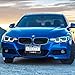 Goodcover 2Pcs BMW Logo License Plate Cover,Stainless Steel License Plate Frame for BMW