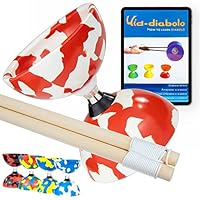 Juggle Dream Jester Diabolo Jongleerset Vaste As Professionele Met Superglazen Handstaven Online Leervideo Jongleerspeelgoed Blauw Geel 1013726116