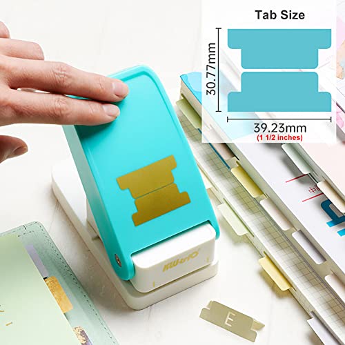 Tab Punch Diy Index Tabs Puncher Tag Punch Paper Punch For Scrapbooking, Journaling Tabs, Bible Tabs, Book Tabs, Planner Inserts And More Projects (Tab Punch) #TOP3