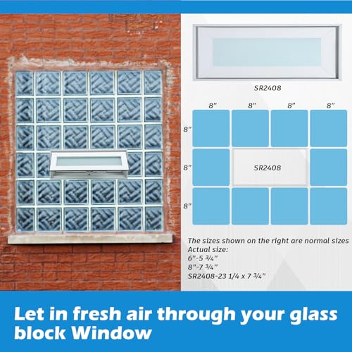Ventana de cobertizo CroBlissful de 24 x 8 para iluminar tu taller con doble acristalamiento 5