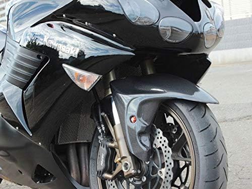 専用 KAWASAKI POSH ZZR1400/ZX-14R 3D-TECH カーボンフロントフェンダー