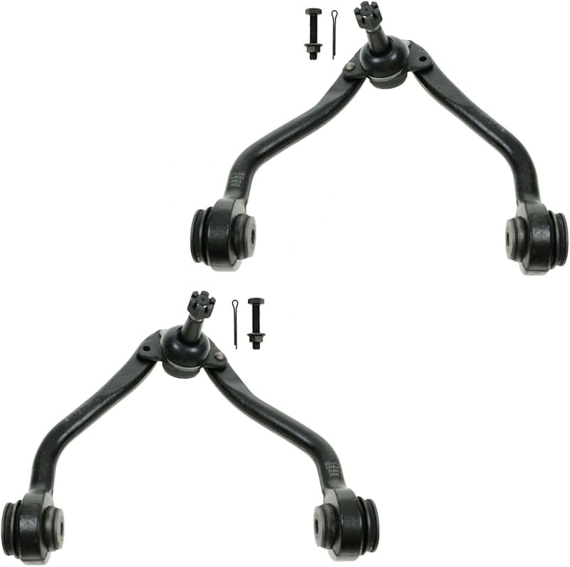 Kit de braços de controle superiores dianteiros com pivôs TRQ para Chevrolet e GMC – 2 peças