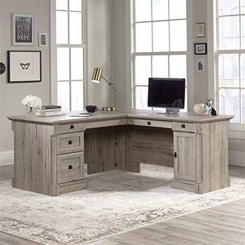 Sauder 424811 Palladia L-Desk, Split Oak Finish #TOP1