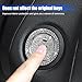 Bling Crystal Car Engine Start Ring Sticker, Sparkling Rhinestone Push Start Button Decorative Cover, Anti-Scratch Key Ignition & Knob Bling Ring Car Interior Accessories for Women (White2)