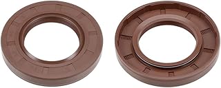 uxcell Oil Seal 35mm Inner Dia 62mm OD 8mm Thick Fluorine Rubber Double Lip Seals 2Pcs