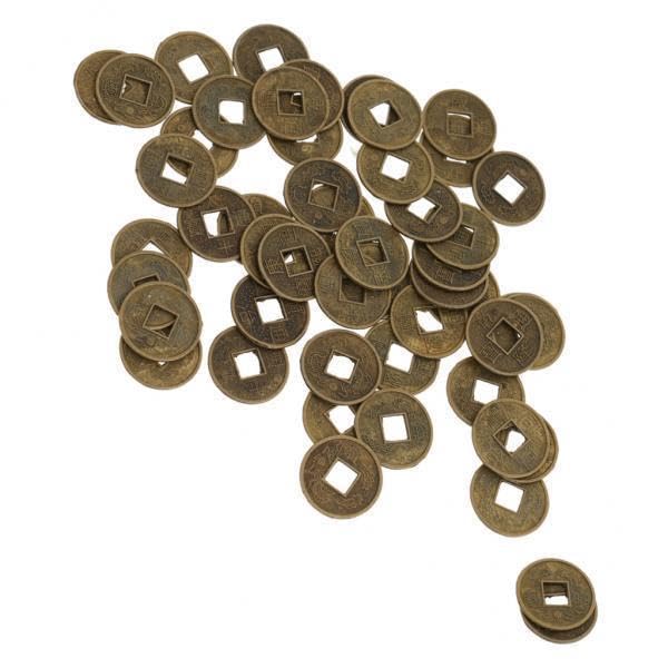 BNF® 3x50 Pieces Feng Shui s Chinese I Ching 1.8cm Diameter Alloy-Home & Kitchen-Craft Materials-Asian Calligraphy-Paper Weights-image-41