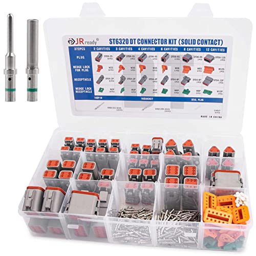 Connecteurs Deutsch DT robustes et étanches pour câbles 14-20 AWG avec contacts taille 16
