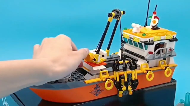 AKWME City Ocean Explorer Ship Building Set, Exploration Boat Set