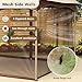 10x10 Outdoor Gazebo, Double Vent Canopy Gazebo with Mosquito Netting, Easy Setup Outdoor Canopy Shelter with Steel Frame for Patio, Lawn, Garden, Backyard & Deck