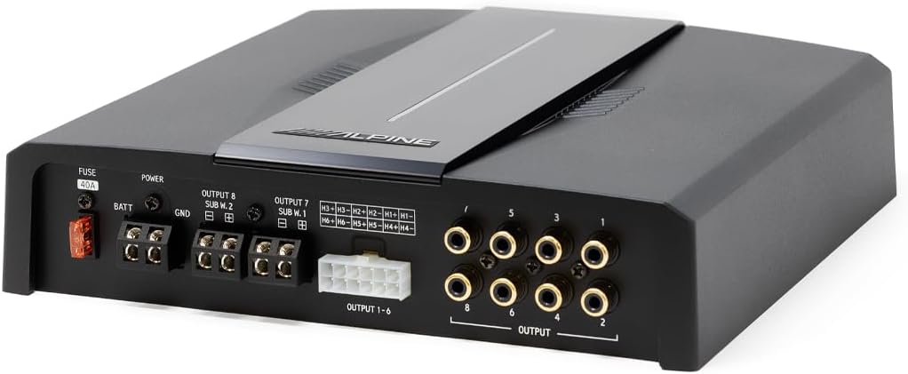 An Alpine car amplifier