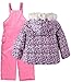 Carter's Little Girls Winter Snowsuit (Ditsy Floral on Navy, 4)