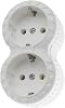 Glaswen 2-Piece Ground Multi-Group Socket Duplication Dual Plug Pyrize