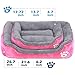 powerking Hundebett, wasserdichtes Haustier Mat Pad und Schlafkissen für Kitty Katze und kleine Hündchen, weich und waschbar (Rosa)
