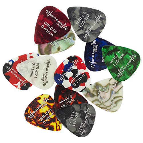 World Rhythm Lot de 12 médiators en étain pour guitare Calibre mixte 0,46 mm, 0,71 mm, 0,81 mm WR-208 - Les Beatles, Paul McCartney, John Lennon, RIngo Starr, George Harrison World Rhythm Lot de 12 médiators en étain pour guitare Calibre mixte 0,46 mm, 0,71 mm, 0,81 mm WR-208 – Image 7