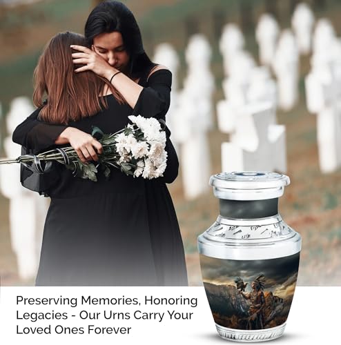 Image of Native American Urns for Human Ashes - Small Urn - 3 inch Pack of 4