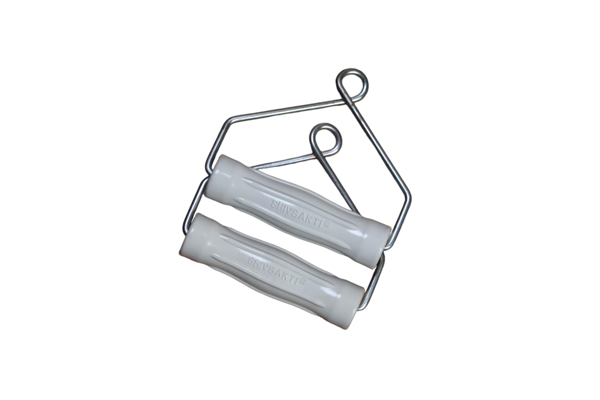 One Pair (2 peices) Handles for Gym Machines, Cable Machines, Pulley Exerciser etc- Heavy Duty Built by Premium Nylon Material with Metal suspention (White) (B0CBBBJKK1) Amazon Price History, Amazon Price Tracker