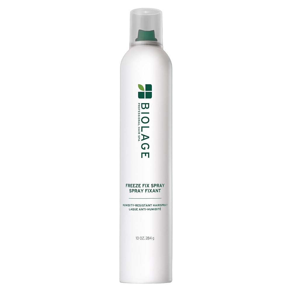 Biolage-Freeze Fix - Humidity-Resistant Fast-Drying Anti-Frizz Hairspray, Long-Lasting Strong Hold, For All Hair Types, Vegan & Paraben-Free