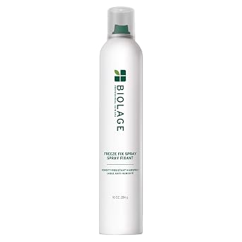 Biolage-Freeze Fix - Humidity-Resistant Fast-Drying Anti-Frizz Hairspray, Long-Lasting Strong Hold, For All Hair Types, Vegan & Paraben-Free