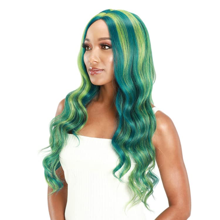 Zury SiS Synthetic HD Lace Front Wig - Shay (Color:1 Jet Black)