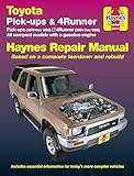 Toyota Pick-ups (79-95), 4Runner (84-95) & SR5 Pick-up (79-95) Haynes Repair Manual (Does not include information specific to diesel engines, T100 or Tacoma information)