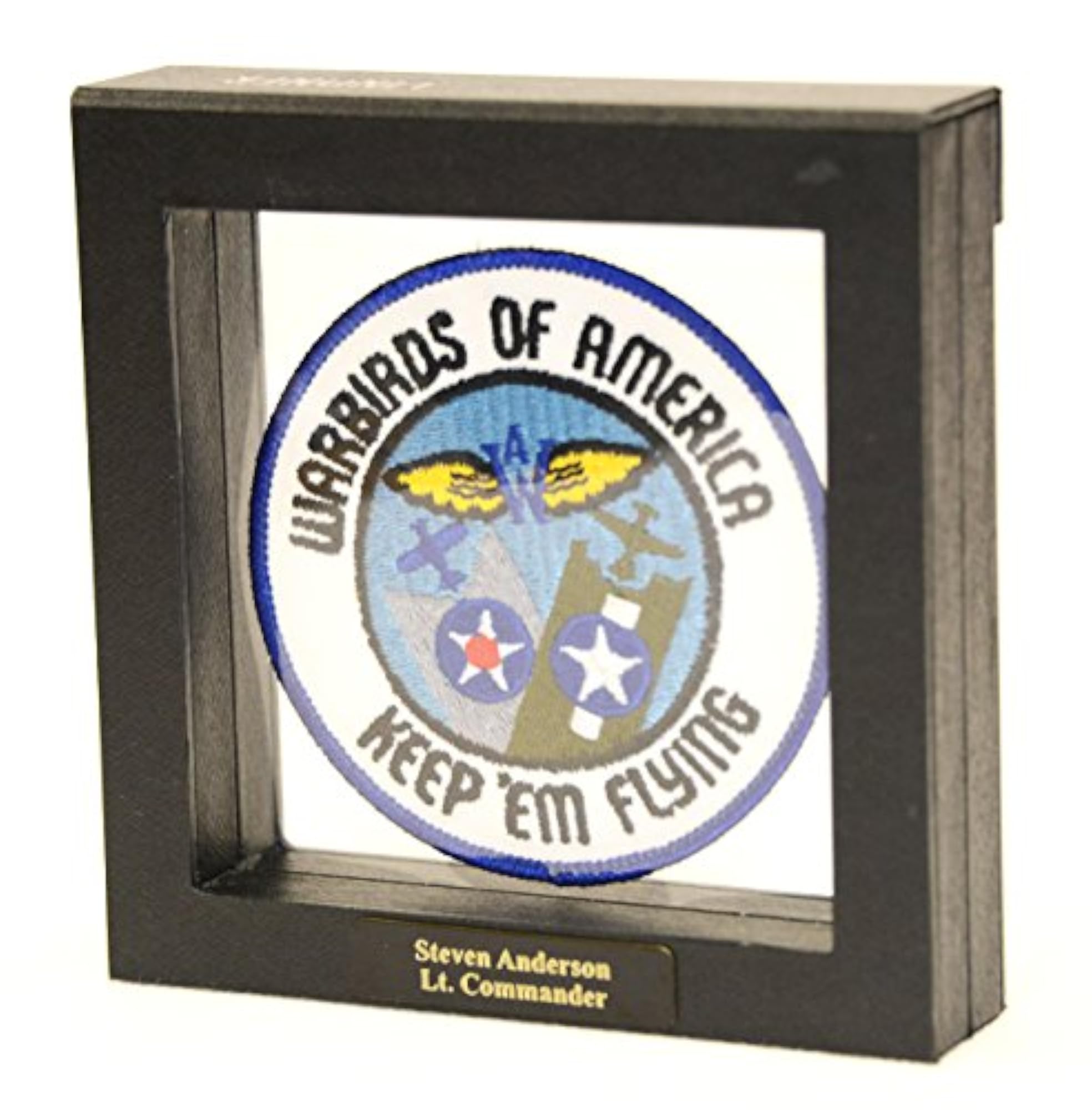 Military Medals Pins Patches Display Case Box Frame