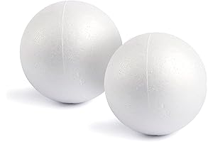 Juvale 2 Pack Large Foam Balls for Crafts and DIY