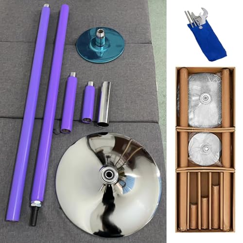 Barre de danse commerciale fitness strip-tease et pole fixe violette