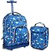 J World New York Kids' Lollipop Rolling Backpack with Lunch Bag, Seaworld