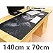 Mouse Pad 140 cm X 70 cm Mapa del mundo Súper Gran Mesa de escritorio Cojín Teclado Estera Protector Alfombrilla para ratón Juego Juego Alfombrilla de ratón A